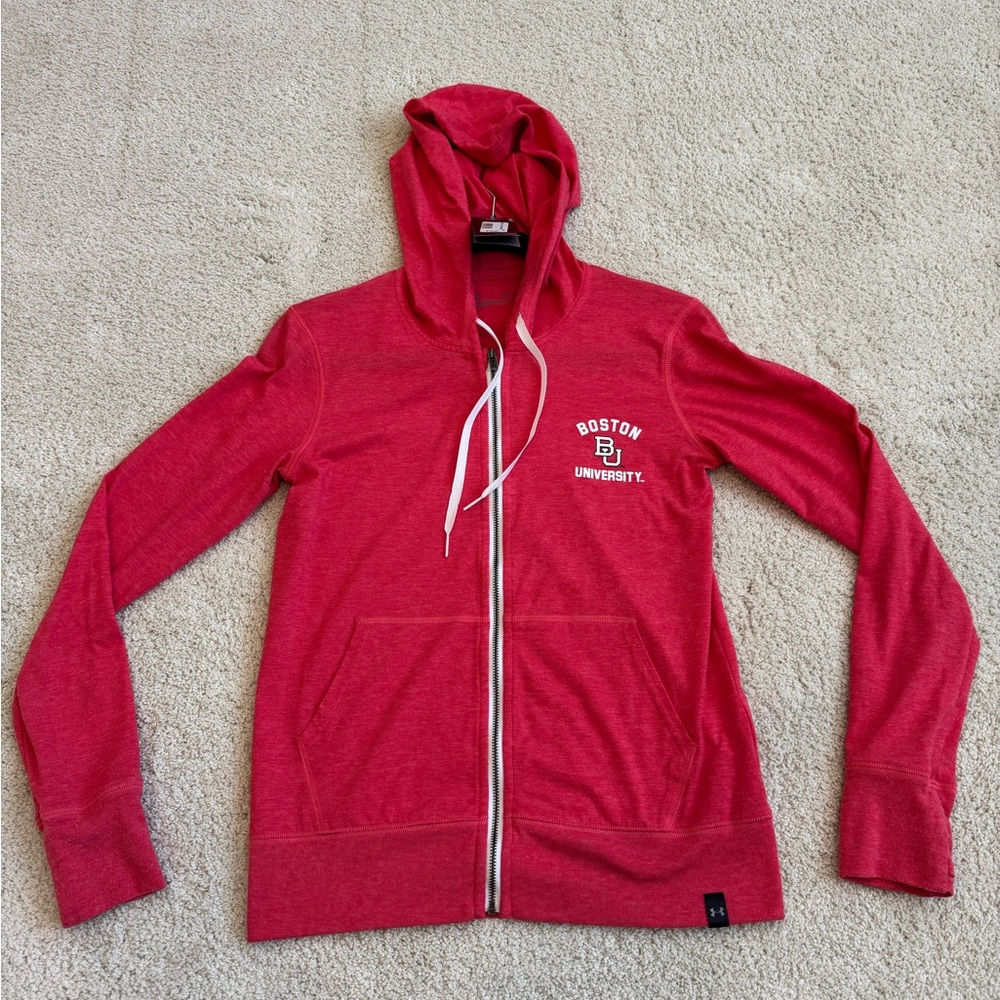 Red Boston University Hoodie